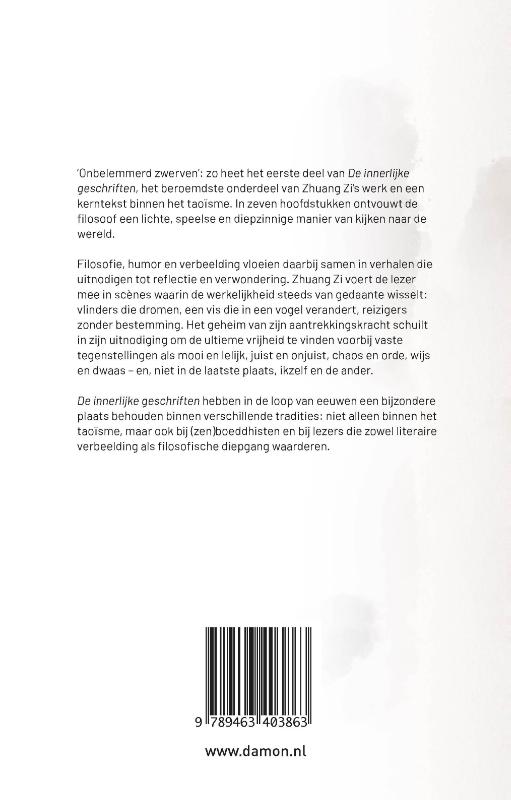 Achterkant van De innerlijke geschriften