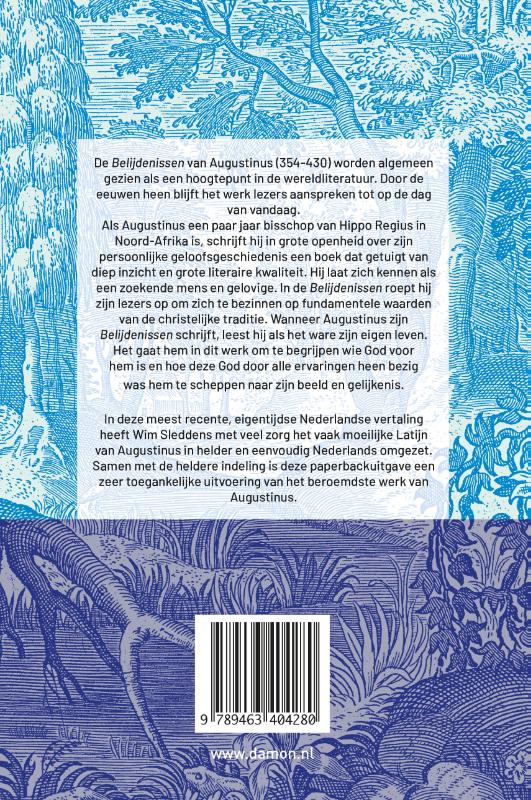 Achterkant van Belijdenissen