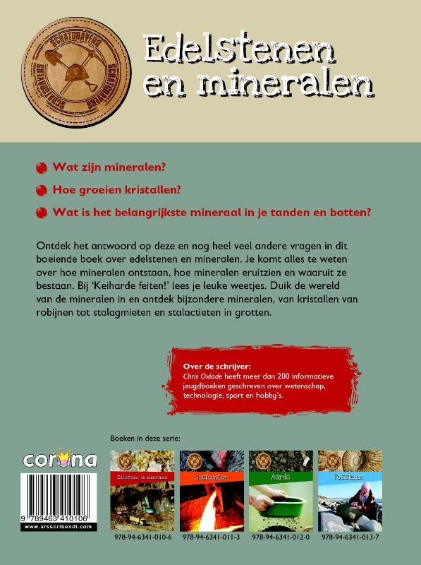 Achterkant van Stenen en mineralen