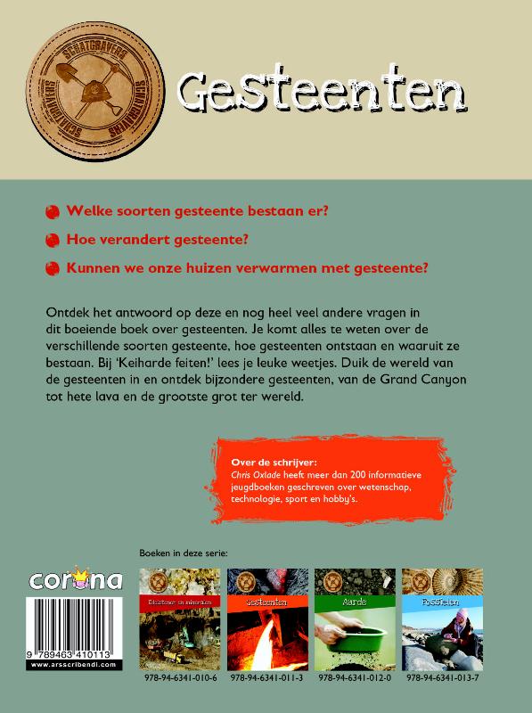 Achterkant van Gesteenten