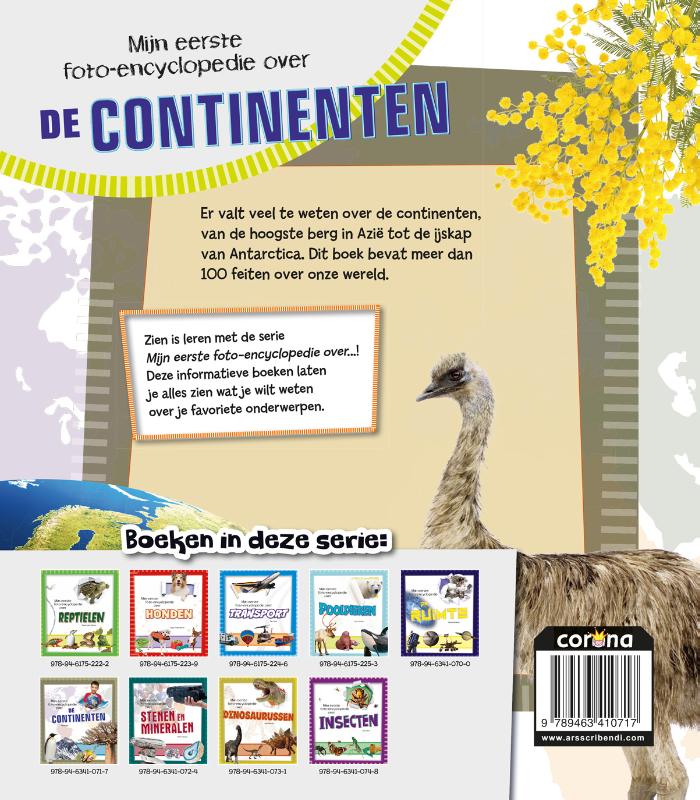 Achterkant van De Continenten