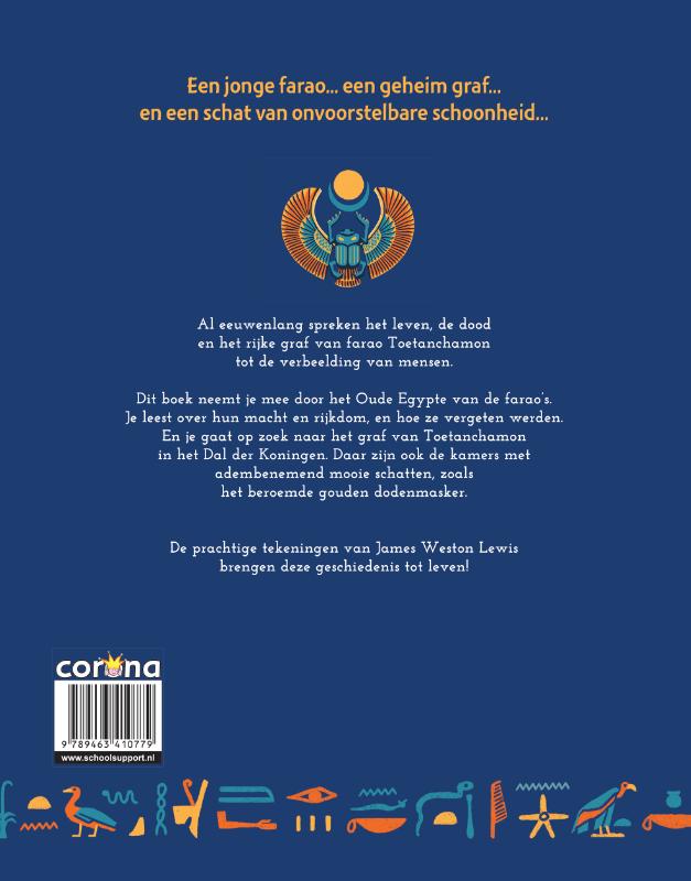 Achterkant van De legende van Toetanchamon
