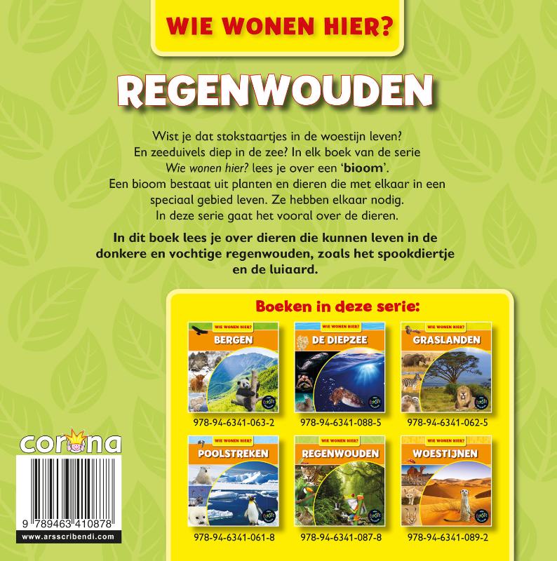 Achterkant van Regenwouden
