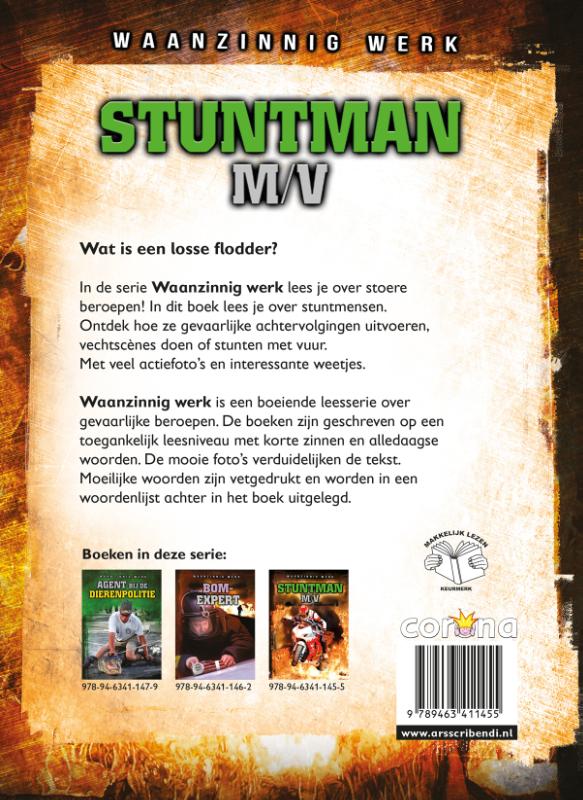 Achterkant van Stuntman M/V