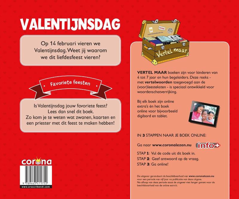 Achterkant van Valentijnsdag