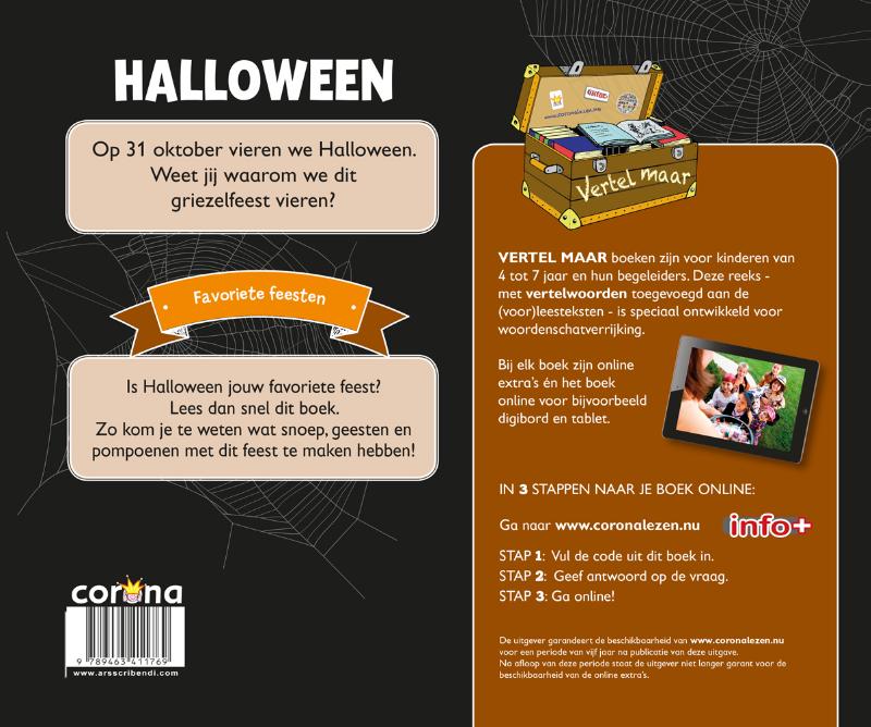 Achterkant van Halloween