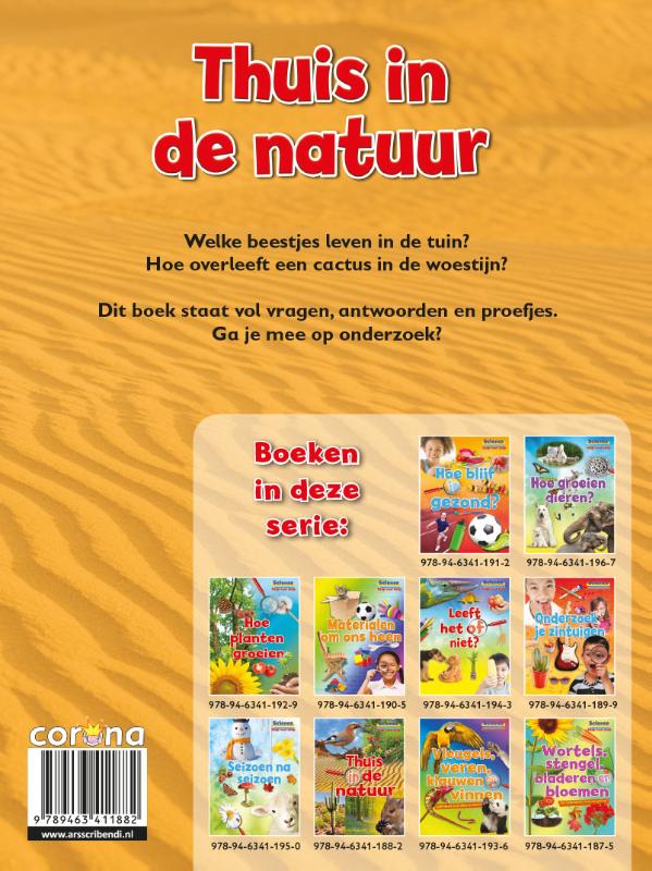 Achterkant van Thuis in de natuur