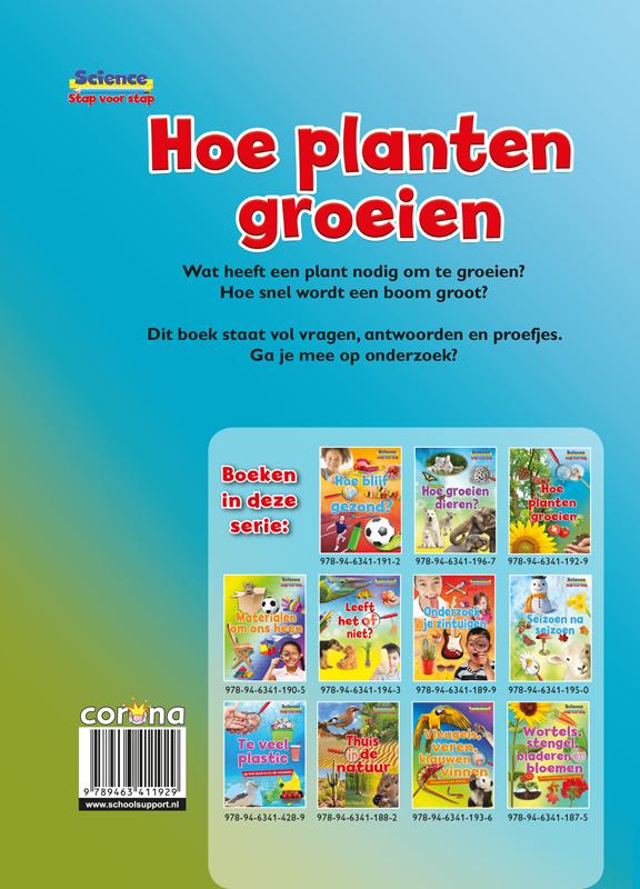 Achterkant van Hoe planten groeien