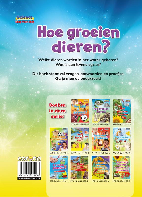 Achterkant van Hoe groeien dieren?