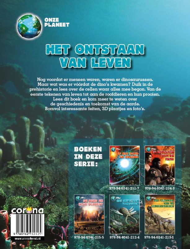 Achterkant van Het ontstaan van leven