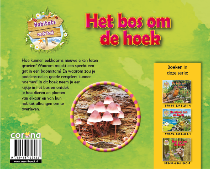 Achterkant van Het bos om de hoek