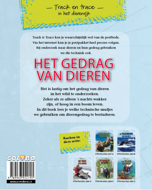 Achterkant van Het gedrag van dieren