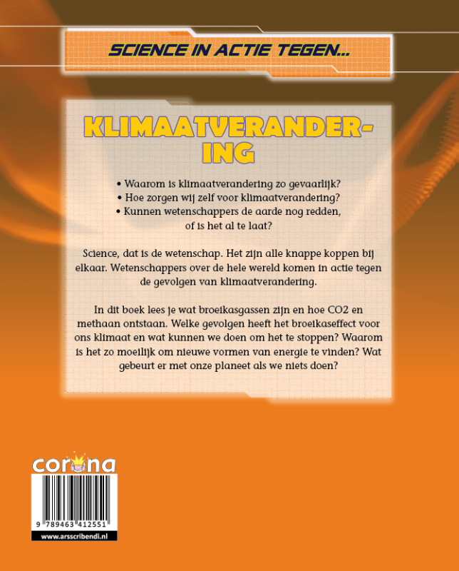 Achterkant van Tegen klimaat-verandering