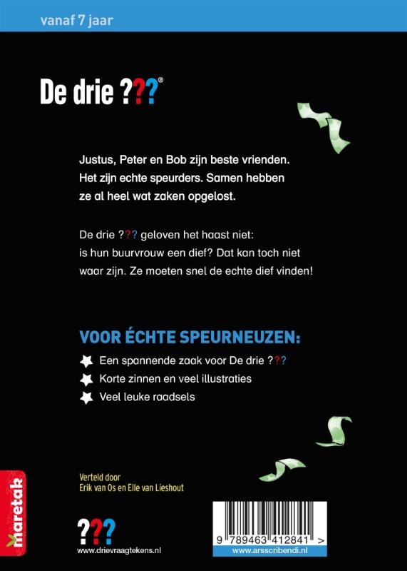 Achterkant van De jacht op de dief