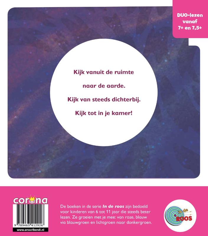 Achterkant van Bekijk het van dichtbij