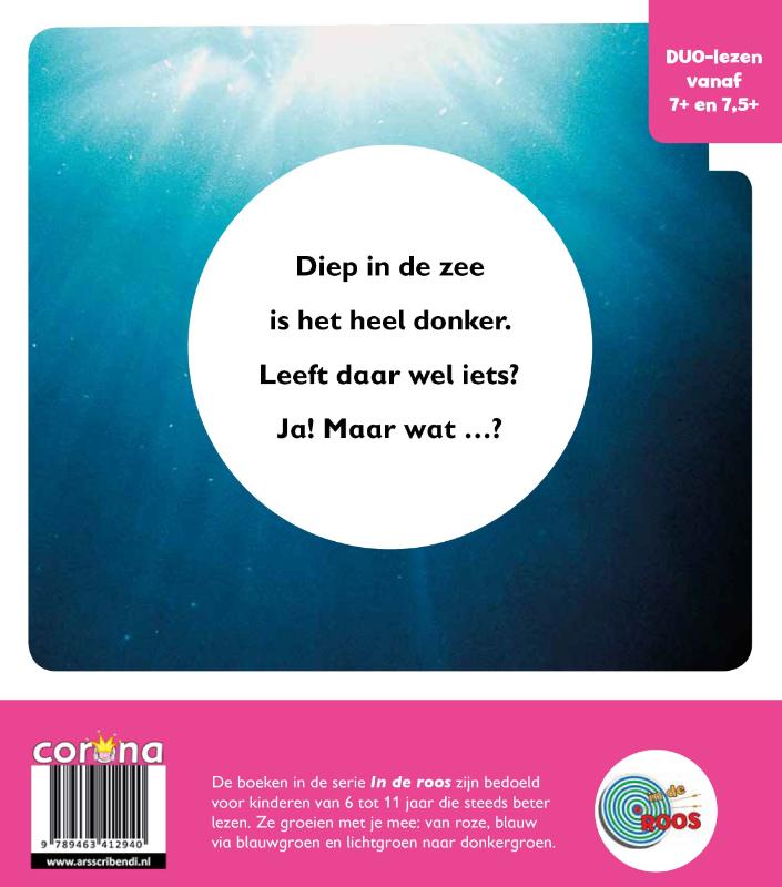 Achterkant van Diep in de zee