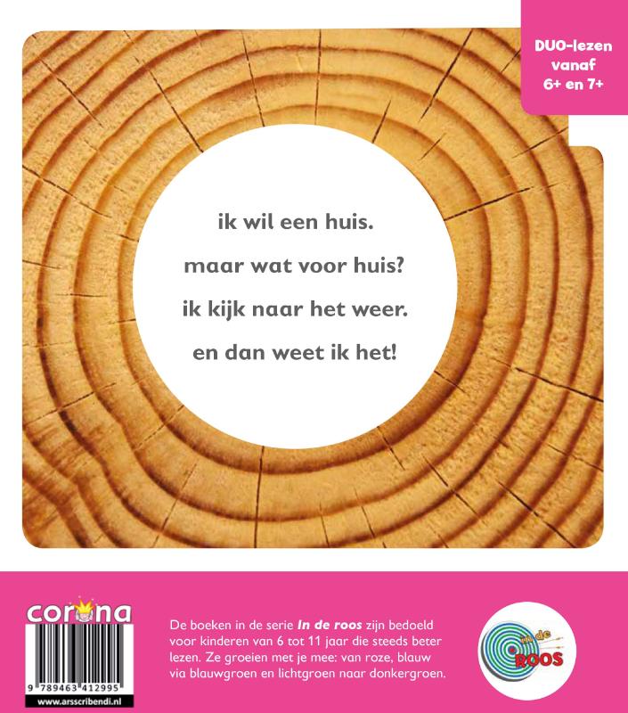 Achterkant van Leem, staal, hout