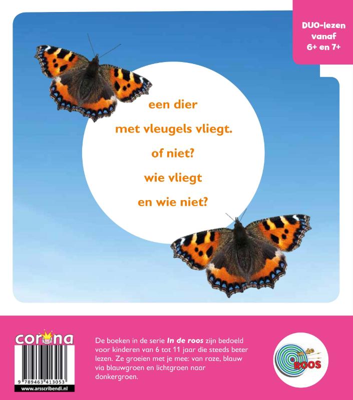 Achterkant van ik vlieg