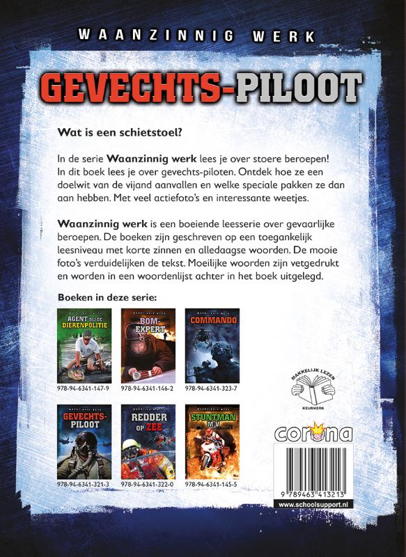Achterkant van Gevechtspiloot