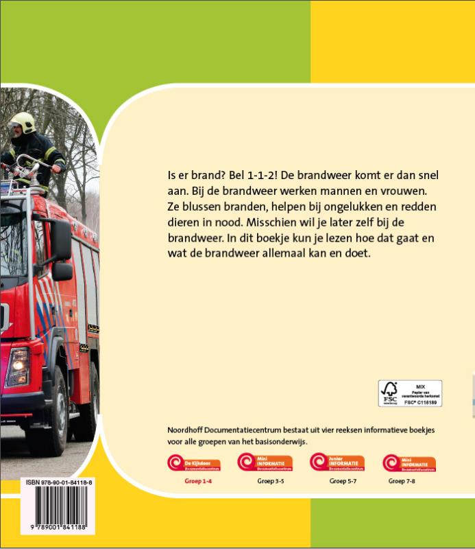 Achterkant van De brandweer