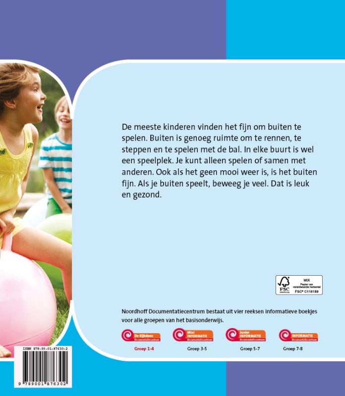 Achterkant van Buiten spelen