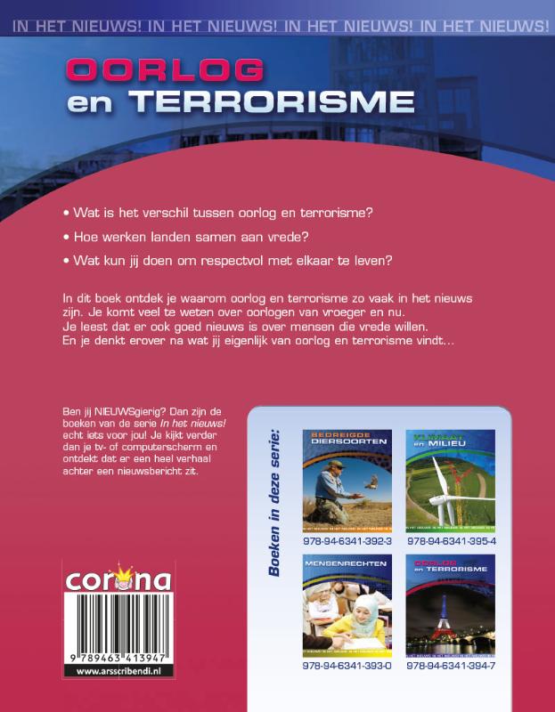 Achterkant van Oorlog en terrorisme