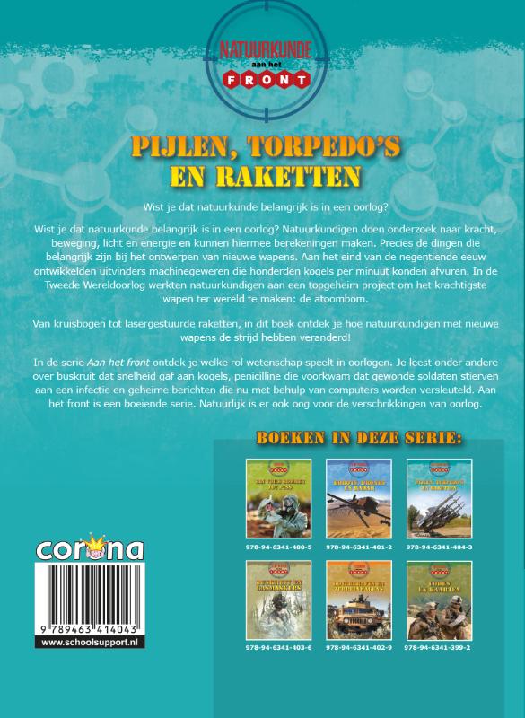 Achterkant van Pijlen, torpedo's en raketten