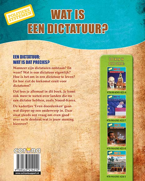 Achterkant van Wat is een dictatuur?