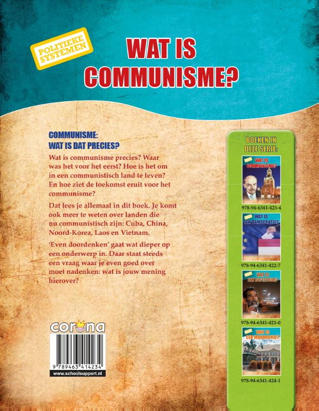 Achterkant van Wat is communisme?