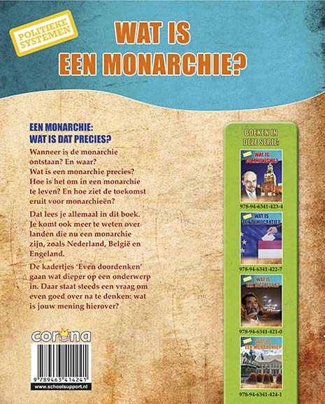 Achterkant van Wat is een monarchie?