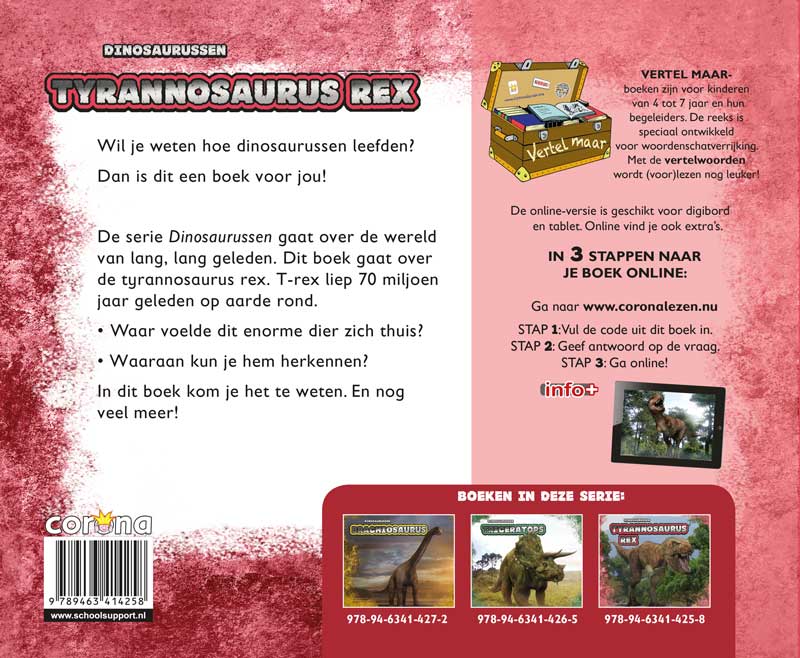 Achterkant van Tyrannosaurus Rex