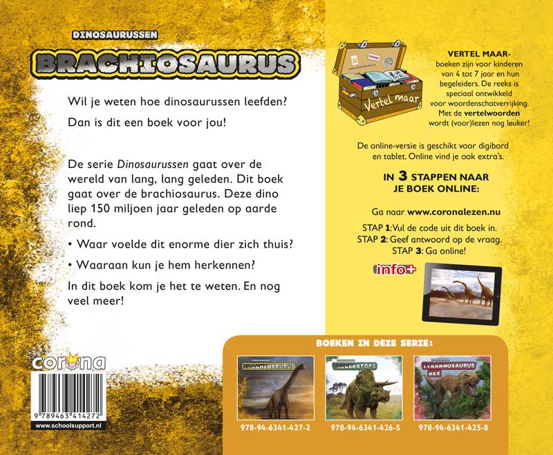 Achterkant van Brachiosaurus