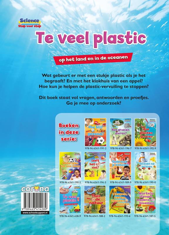 Achterkant van Teveel plastic