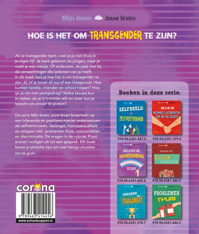 Achterkant van Hoe is het om transgender te zijn?