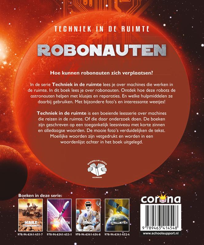 Achterkant van Robonauten