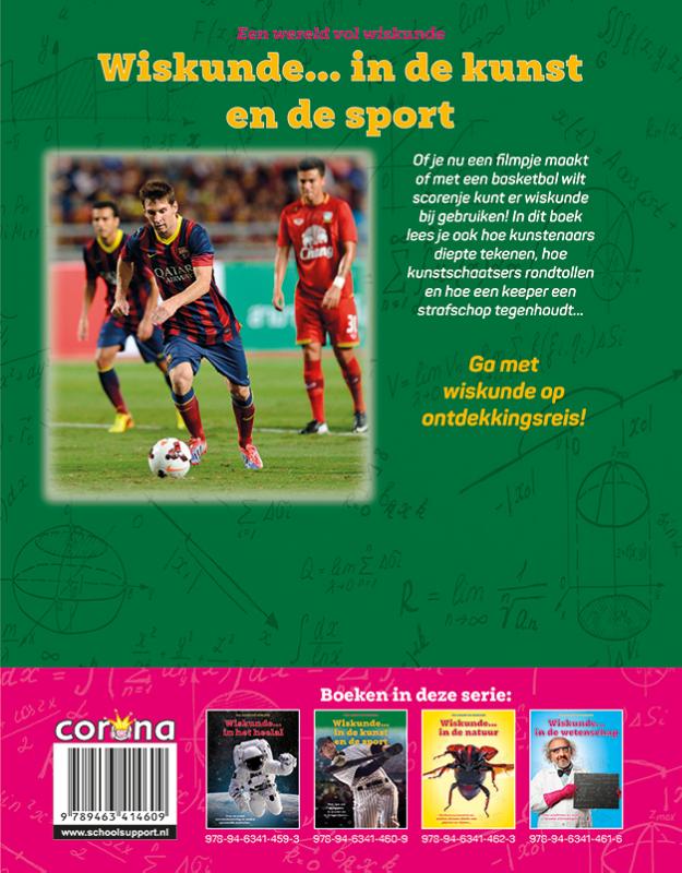 Achterkant van Wiskunde ... In de kunst en de sport