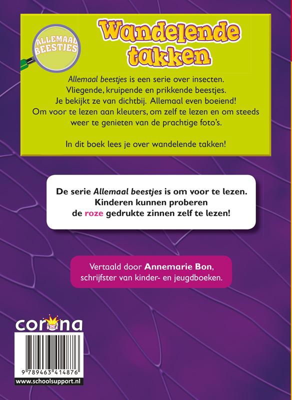 Achterkant van Wandelende takken