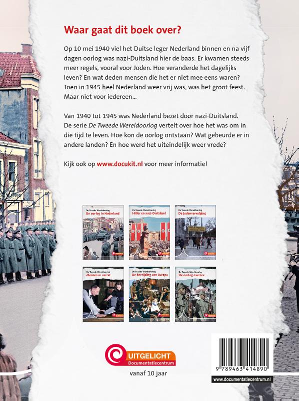 Achterkant van De oorlog in Nederland