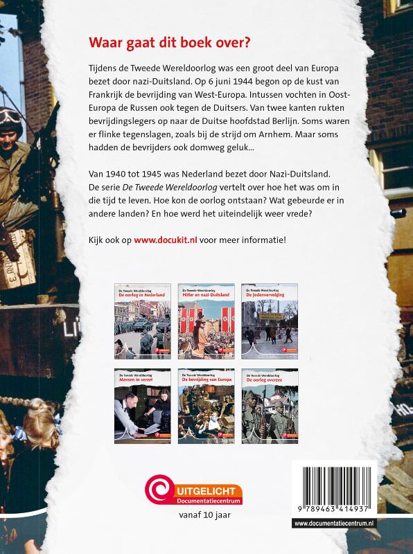 Achterkant van De bevrijding van Europa