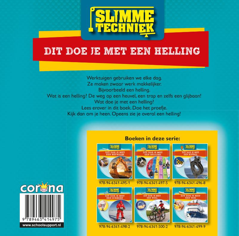 Achterkant van Dit doe je met een helling