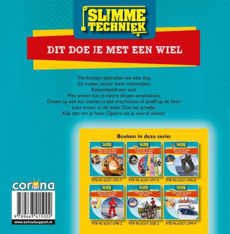 Achterkant van Dit doe je met een wiel
