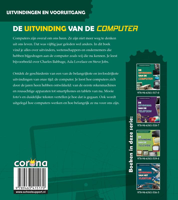 Achterkant van De uitvinding van de computer