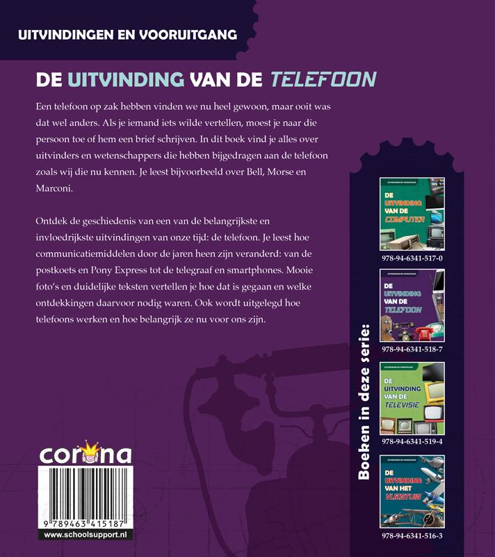 Achterkant van De uitvinding van de telefoon