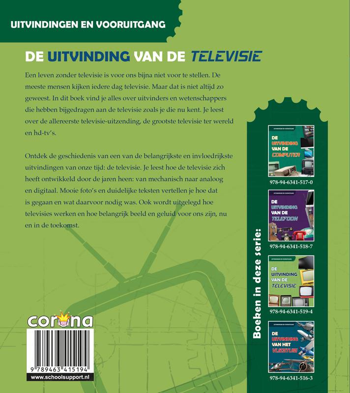Achterkant van De uitvinding van de televisie