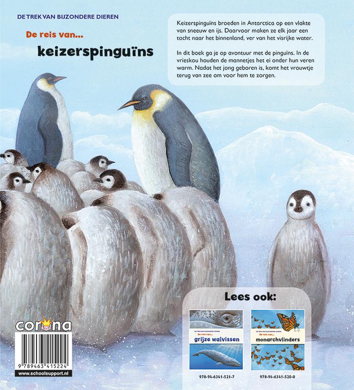 Achterkant van De reis van keizerspinguïns