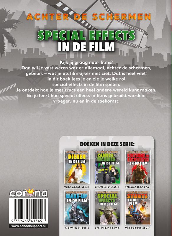 Achterkant van Special effects in de film