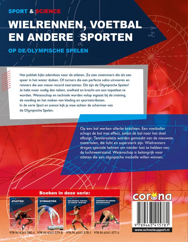 Achterkant van Wielrennen, voetbal en andere sporten