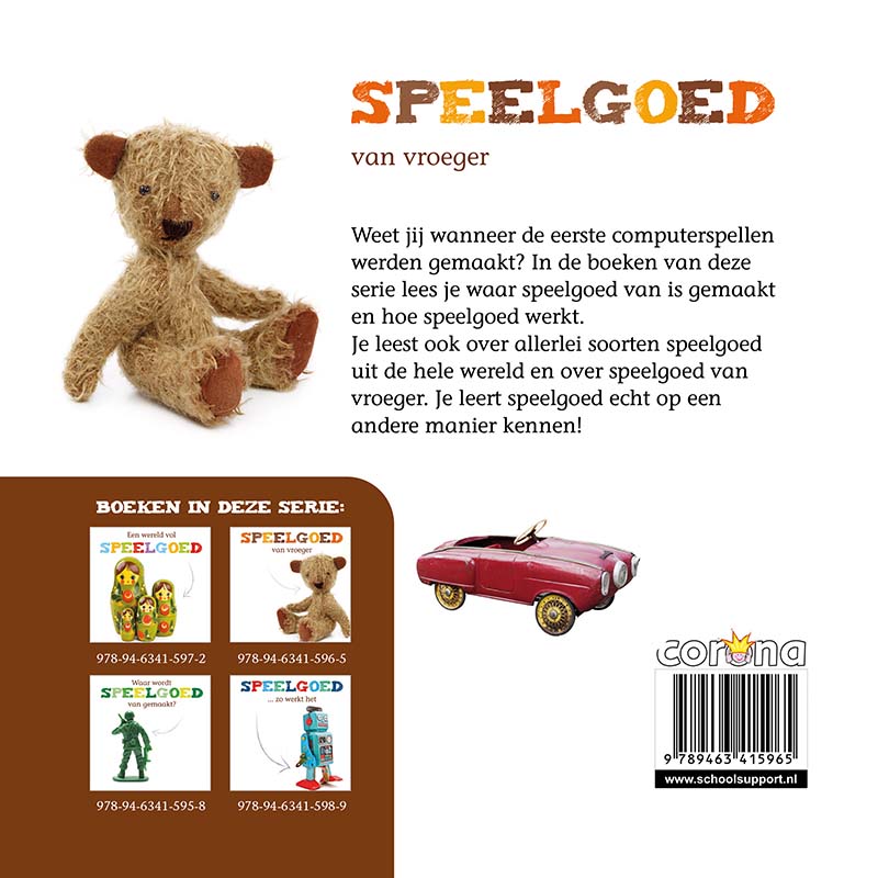 Achterkant van Speelgoed van vroeger