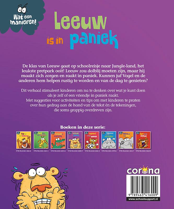 Achterkant van Leeuw is in paniek