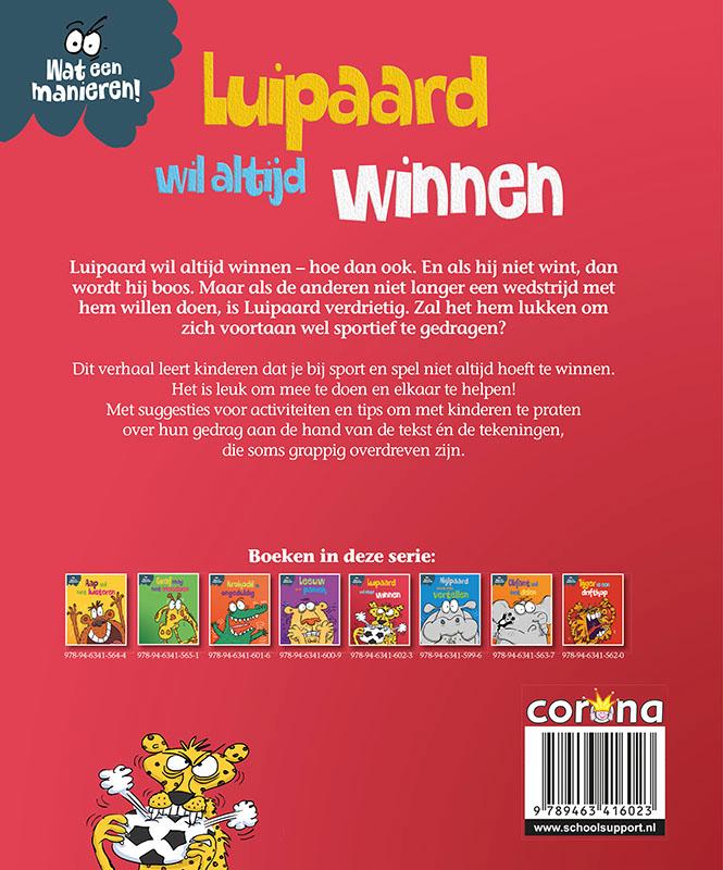 Achterkant van Luipaard wil altijd winnen